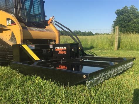 skid steer rental with bush hog|skid steer mower attachment rental.